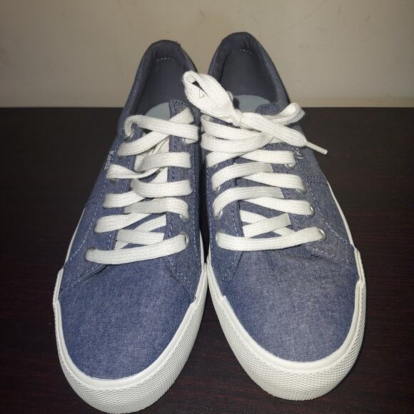 Keds Women's Sneakers 6.5M Platform Lace Up Low Top Jump Kick Duo Chambray Blue - Picture 5 of 15